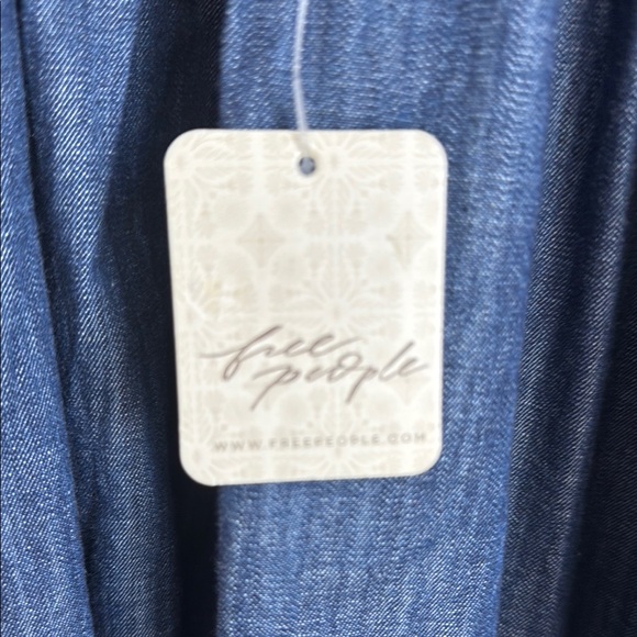 Free People Blue Denim Dress - Picture 4 of 7